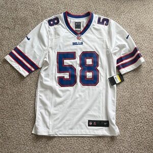 Matt Milano Buffalo Bills Nike Custom Game Jersey - White
